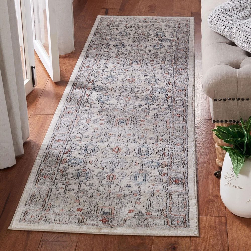 Safavieh Oregon ORE877 2&#39;2&quot; x 12&#39; Grey and Ivory Runner, , large