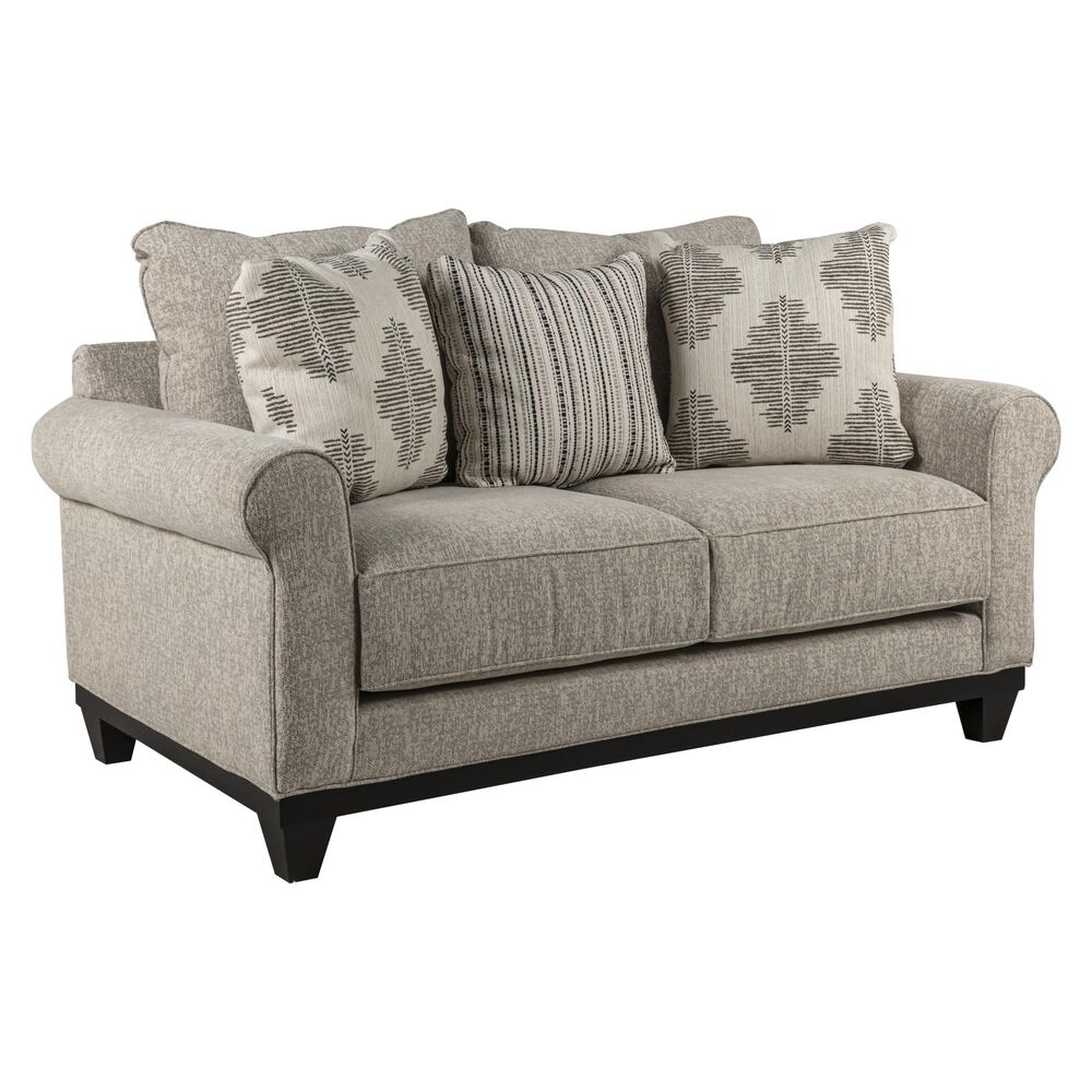 Michael Nicholas Designs Loveseat in Navarre Oyster Bisque, , large