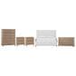 Viceray Collections Choices Amelia, Tide and Timber 5-Piece Queen Bedroom Set with Two Nightstand in Natural Oak, , large
