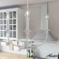 Hunter Southcrest 18" 4-Light Chandelier in Distressed White, , large