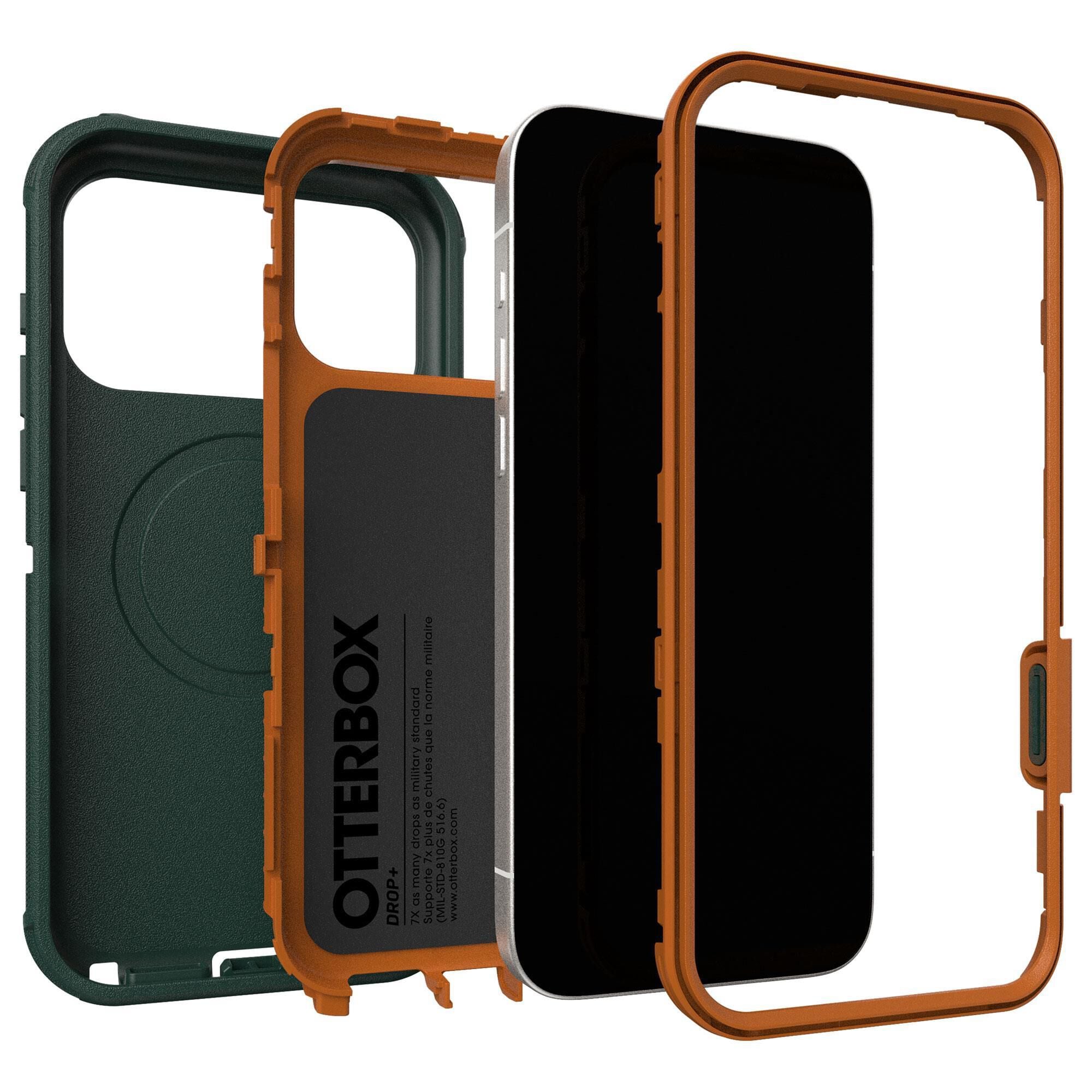 OtterBox Defender Pro MagSafe Case for iPhone 17 Pro Max in Green