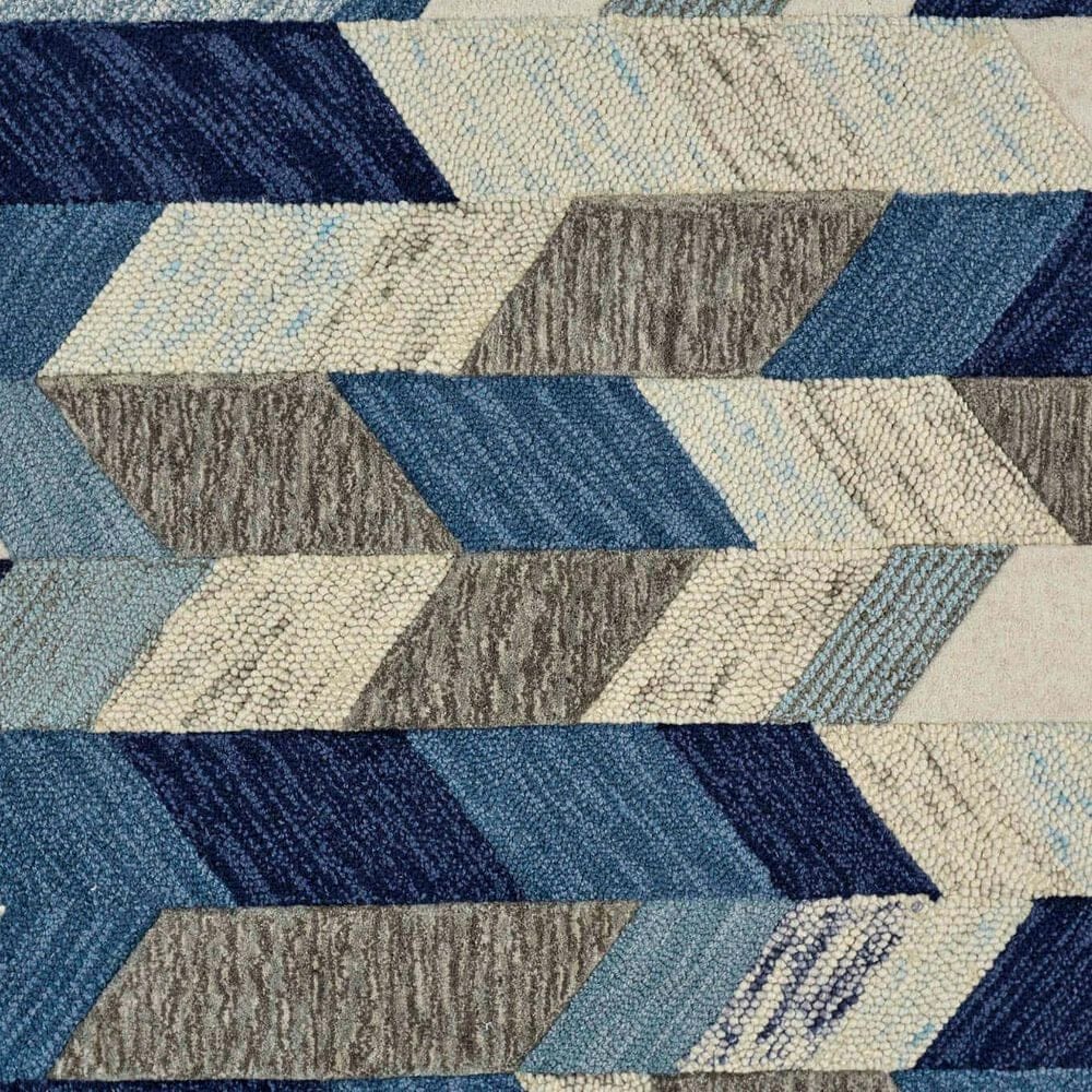 Feizy Arazad 8&#39; x 11&#39; Blue and Ivory Area Rug, , large