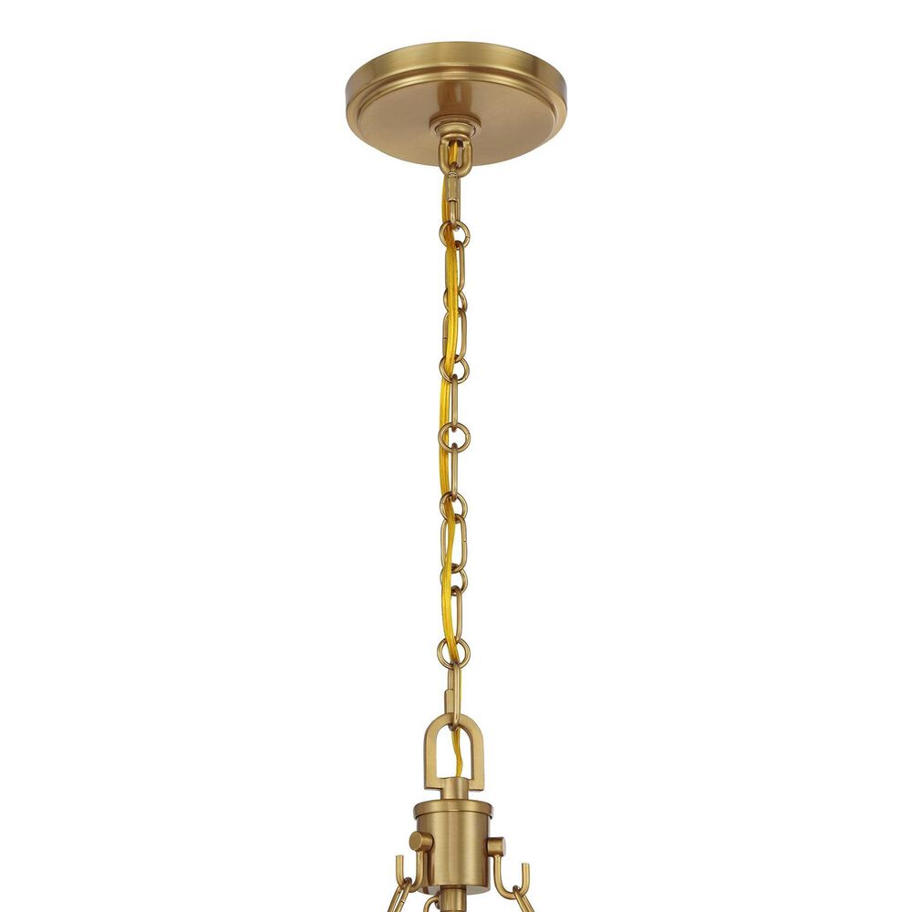Savoy House Catalan 4-Light Pendant in Warm Brass, , large