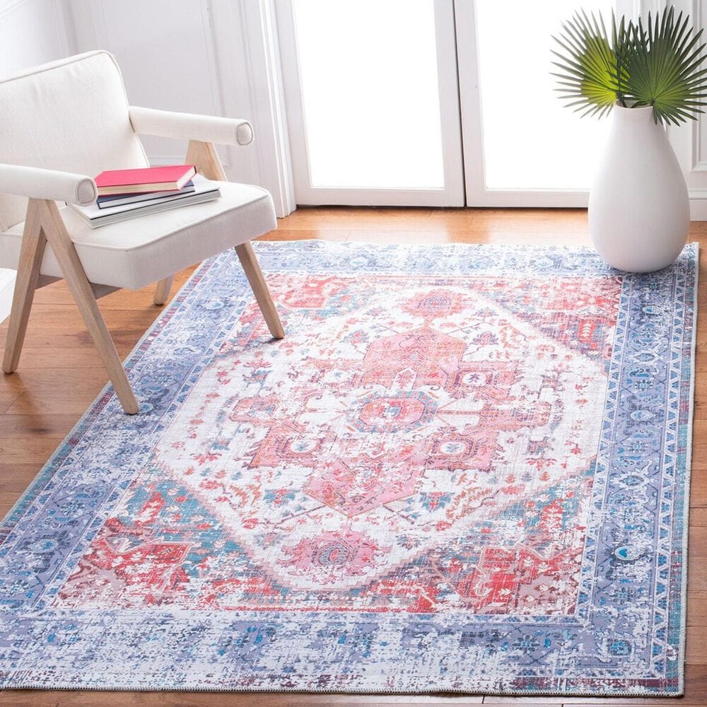 Safavieh Serapi  9&#39; x 12&#39; Rust and Blue Area Rug, , large