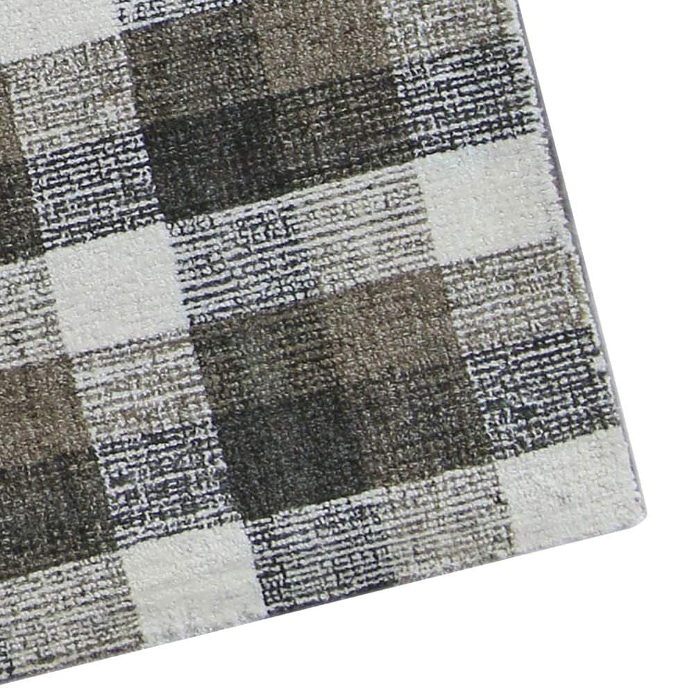 Amer Rugs Tartan 3&#39;6&quot; x 5&#39;6&quot; Khaki Area Rug, , large