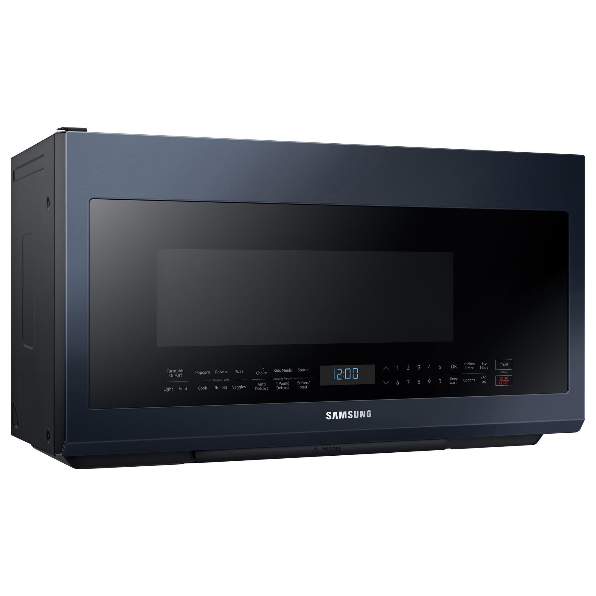Fingerprint resistant over the range microwave sale