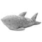 Jaxx Finn The Shark Sea Buddy Large Kids Stuffed Animal Bean Bag in Silver, , large