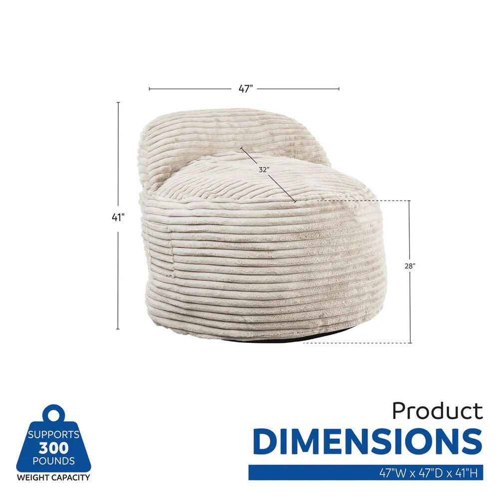 Primo International Teddy Bean Bag Chair by Sealy, , large