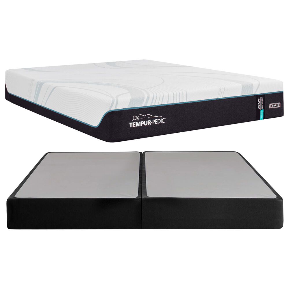 Tempur-Pedic Adapt 2.0 Medium Hybrid King Mattress with Low Profile Box Springs, , large