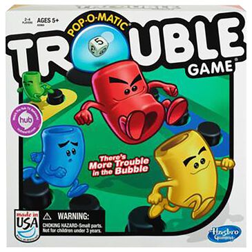 Hasbro Gaming Trouble Board Game, , large