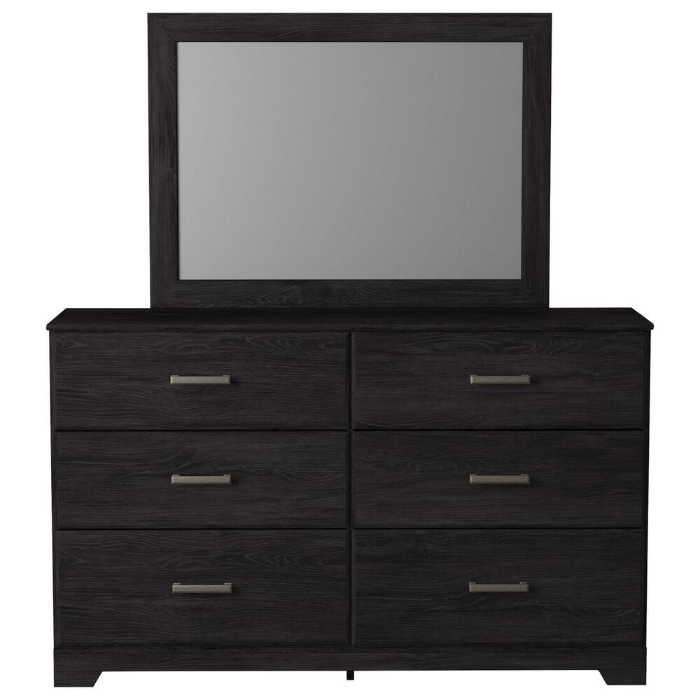 Ashley Belachime 4 Piece Full Panel Bedroom Set in Dark Charcoal, , large