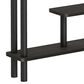 HOMLUX Turn-N-Tube 3-Tier Slim Space Saving Storage Rack in Espresso and Black, , large