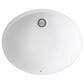 Kohler Caxton Oval Undermount Bathroom Sink in White, , large