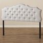 Baxton Studio Aurora Queen Upholstered Headboard in Greyish Beige, , large
