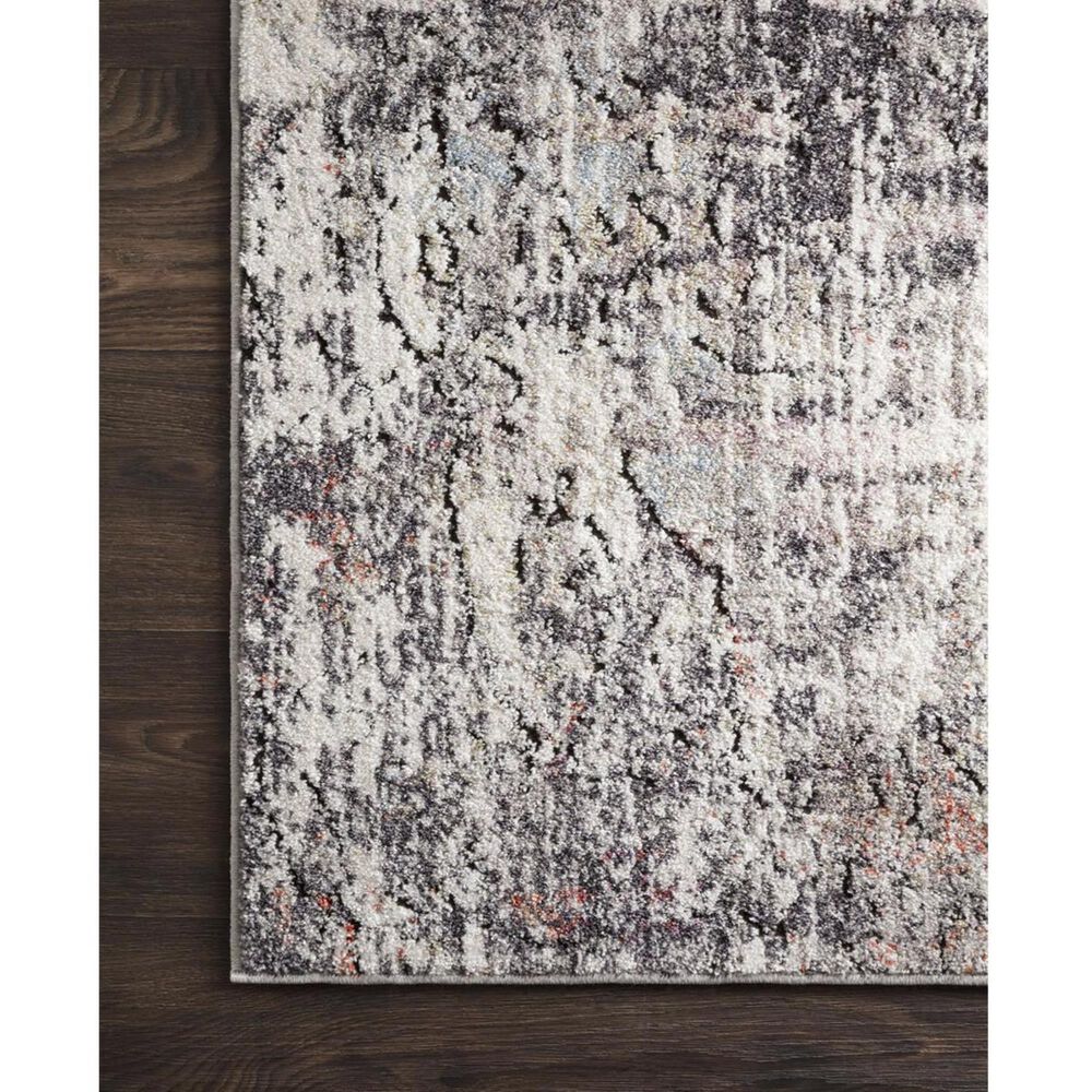 Loloi Medusa MED-01 2&#39;4&quot; x 4&#39; Ivory and Granite Scatter Rug, , large