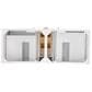 James Martin Vanities Addison 60" Double Bathroom Vanity in Glossy White with 3 cm Lime Delight Quartz Top and Rectangular Sinks, , large