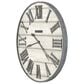 Howard Miller West Grove Oversized Wall Clock in Aged Gray and White Washed, , large