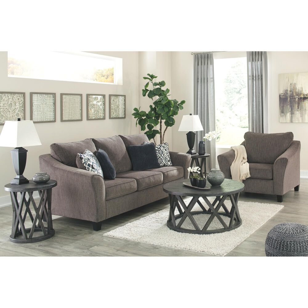 Signature Design by Ashley Nemoli Queen Sleeper Sofa in Slate, , large