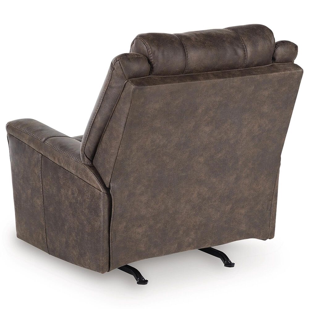 Ashley Lixtowel Manual Rocker Recliner in Walnut, , large