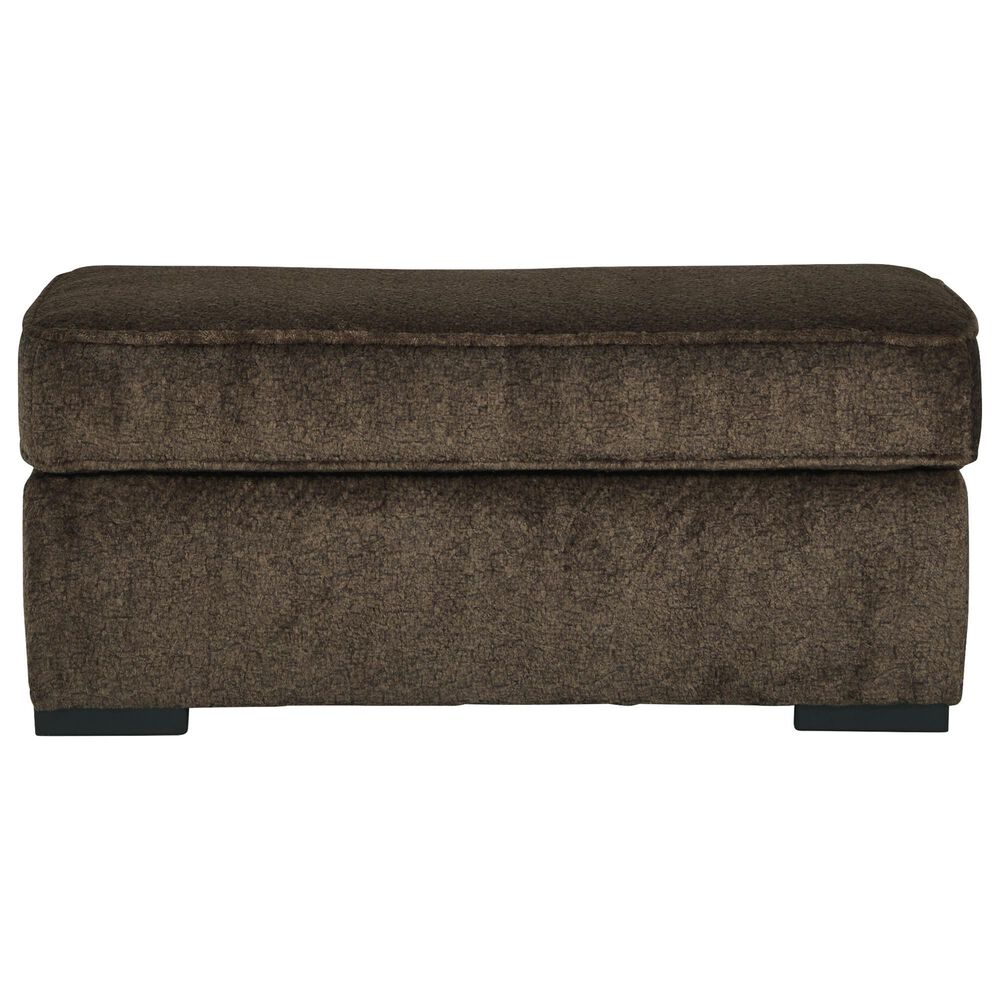 Ashley Aylesworth Ottoman in Chocolate, , large