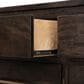Fallridge Mezquite Solid Wood 6 Drawer Dresser and Mirror in Black natural Grain, , large