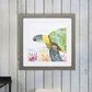 Paragon 23" Square Sea Creature Turtle Wall Art in Yellow, , large