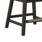 Millenium Burkhaus Counter Stool in Dark Brown Finish and Beige Upholstery, , large