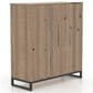 Declan Dining Loft 2-Door Buffet in Pecan Washed and Smoked, , large