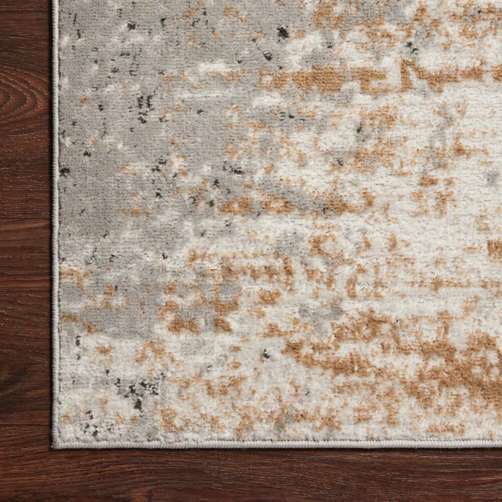 Loloi II Bianca 5&#39;3&quot; x 7&#39;6&quot; Stone and Gold Area Rug, , large