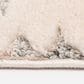 Central Oriental House Theon 5" x 7"3" Light Grey and White Area Rug, , large