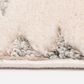 Central Oriental House Theon 5" x 7"3" Light Grey and White Area Rug, , large