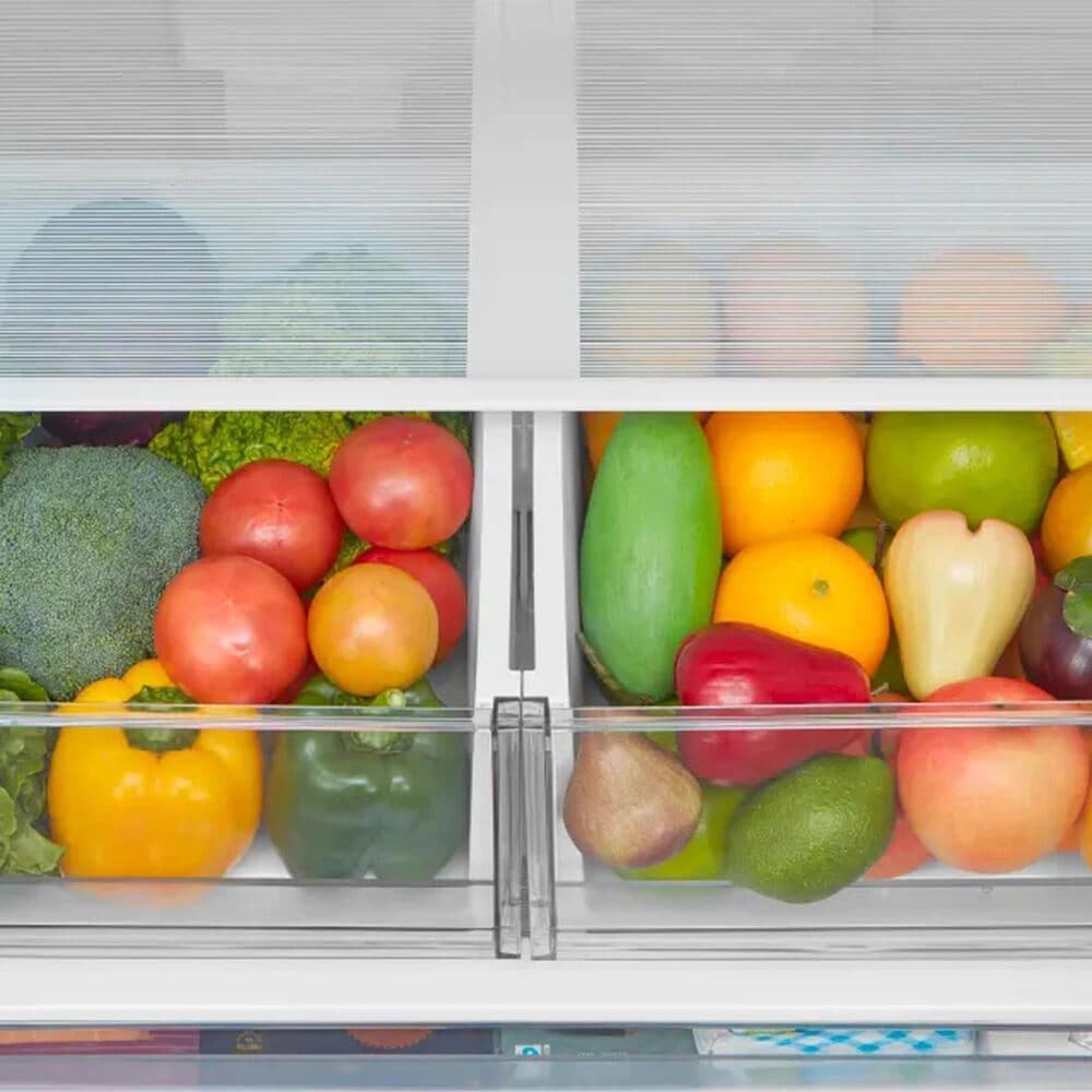 Midea 23 Cu. Ft. Counter-Depth Bottom-Freezer Refrigerator in Stainless Steel, , large