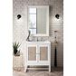 James Martin Vanities Athens 30" Single Bathroom Vanity in Glossy White with 3 cm Arctic Fall Solid Surface Top and Rectangular Sink, , large