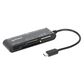 Manhattan 5-in-1 USB-C Multi-Card Reader in Black, , large