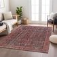 Dalyn Rug Company Karaj KJ3 5" x 7"6" Pink Indoor/Outdoor Area Rug, , large