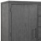 Riva Ridge Preston 5-Drawer Door Chest in Urbane Grey, , large