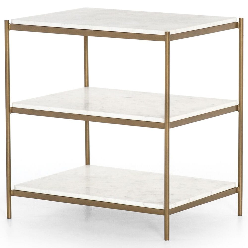 Four Hands Felix Nightstand Frame in Antique Brass, , large