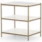 Four Hands Felix Nightstand Frame in Antique Brass, , large
