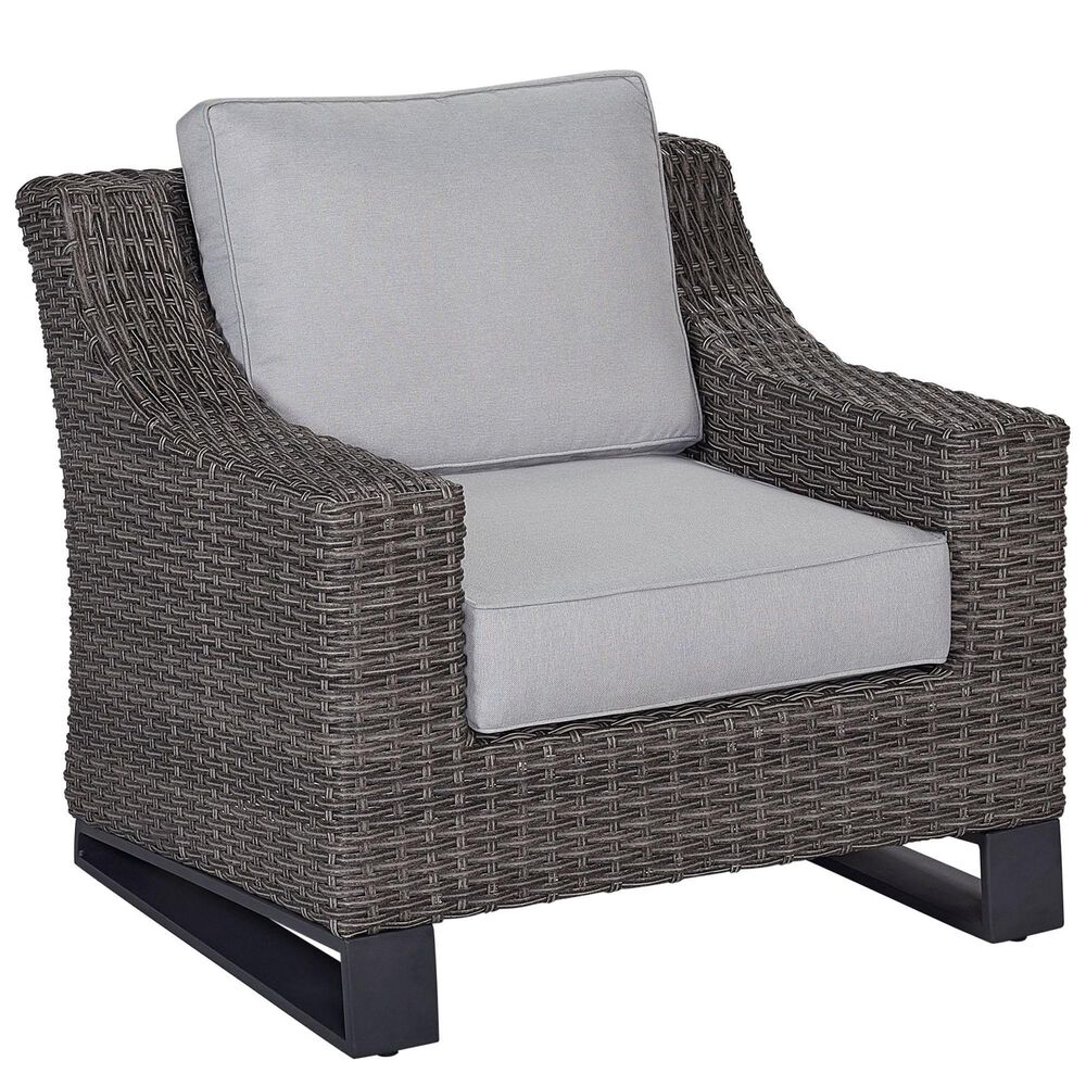 Plank and Hide Addison 5-Piece Conversation Set in Textured Grey/Smoke, , large
