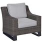 Plank and Hide Addison 5-Piece Conversation Set in Textured Grey/Smoke, , large