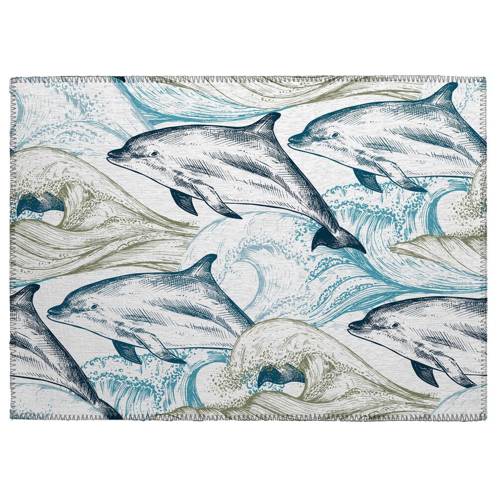Dalyn Rug Company Harbor HA10 1"8" x 2"6" Ivory Indoor/Outdoor Area Rug, , large