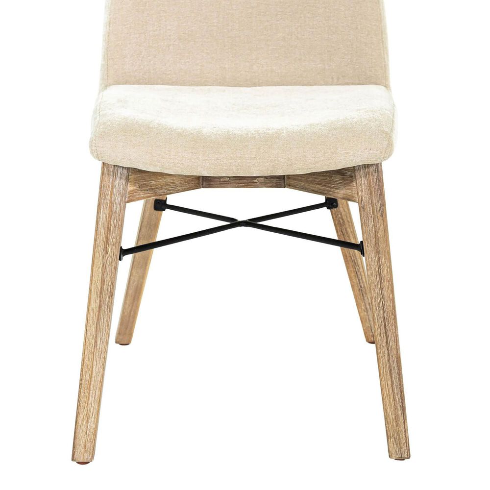 LH Imports Gia Upholstered Side Chair in Sand, , large