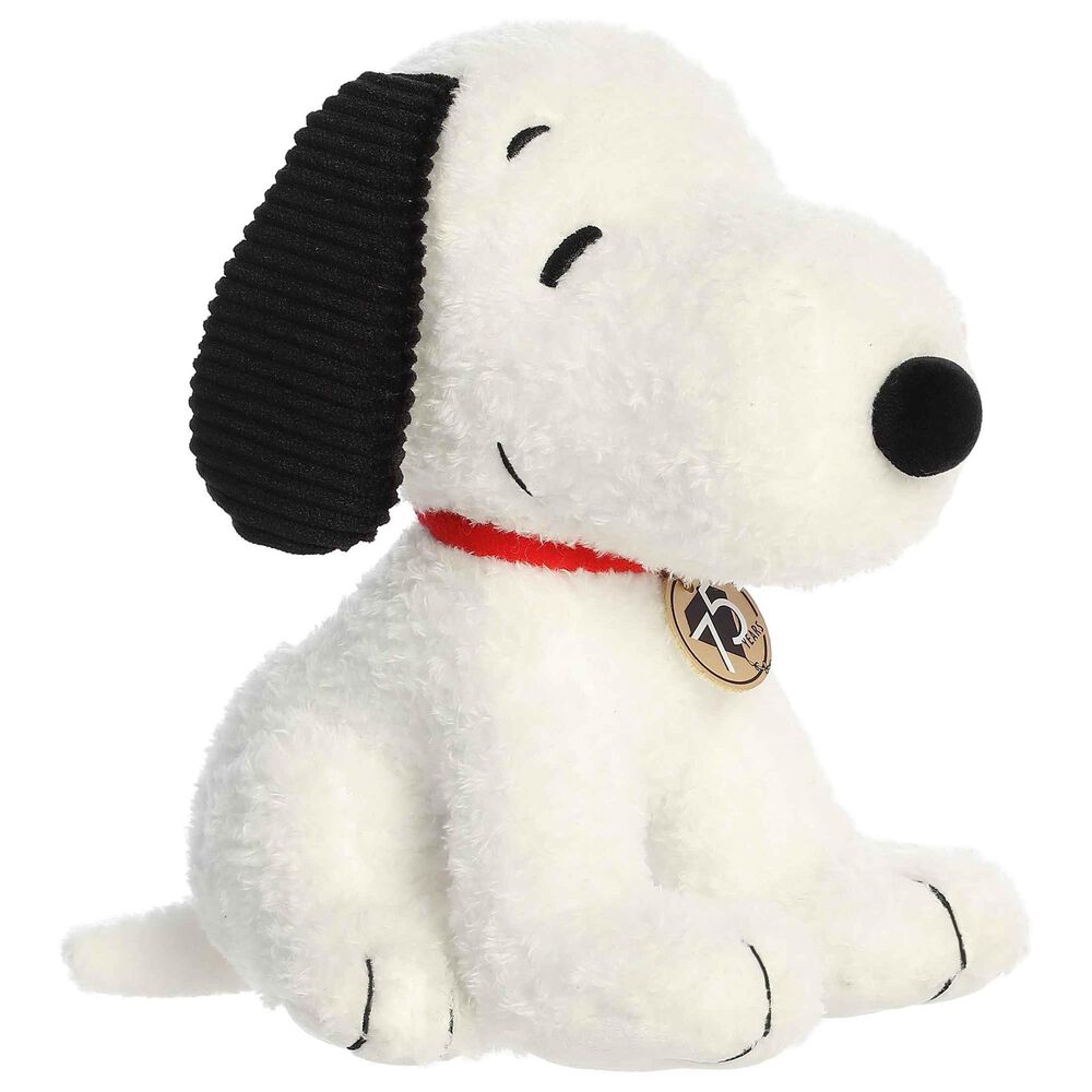 Aurora Peanuts 10" 75th Anniversary Snoopy Plush in White, Black and Red, , large