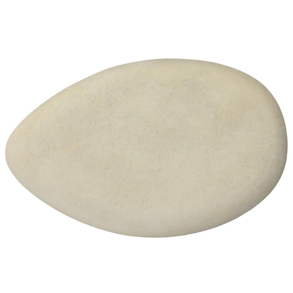 Phillips Collection River Stone Small Patio Coffee Table in Roman Stone, , large