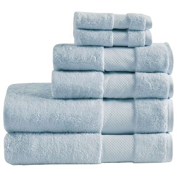 Hampton Park Turkish Cotton 6-Piece Bath Towel Set in Light Blue, , large