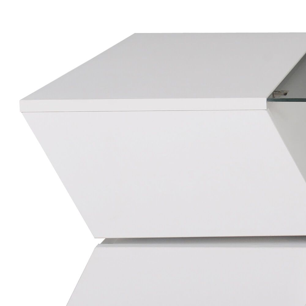 Furniture of America Pierson Coffee Table in White, , large