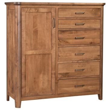 Briarwood Restful Retreat 6 Drawer Gentleman"s Chest in Iced Coffee, , large