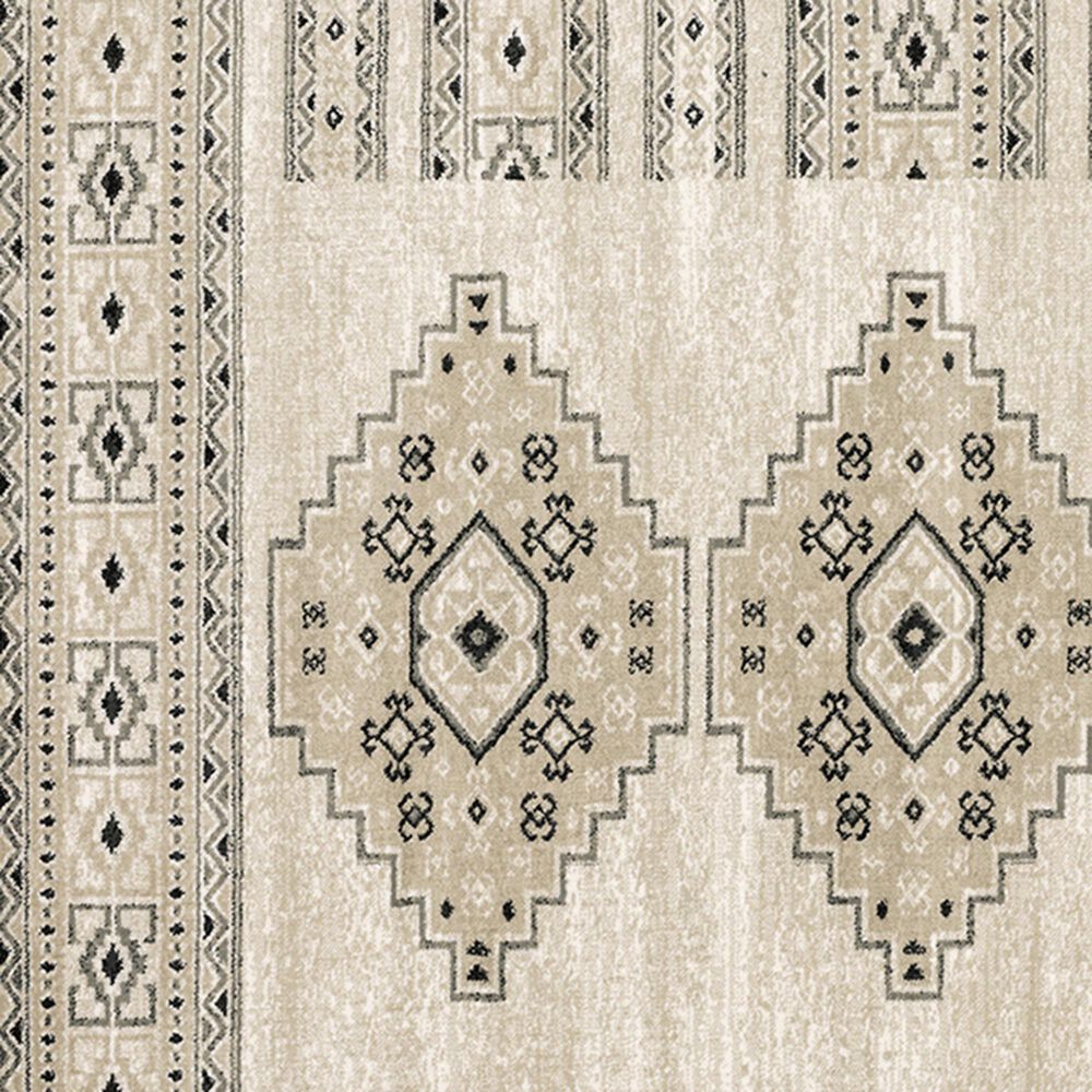 Oriental Weavers Georgia Southwest 643A0 5&#39;3&quot; x 7&#39;3&quot; Ivory and Gray Area Rug, , large