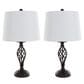Timberlake Table Lamp in Black Spiral (Set of 2), , large