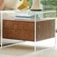 Lexington Home Brands Palm Desert Arden Lamp Table in Tan and Clear, , large